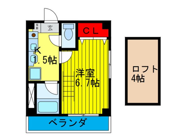 メゾン太子橋の物件間取画像